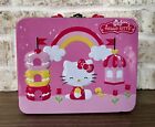 Hello Kitty Sanrio Tin Lunch Box Case - Embossed Macaroon  2013