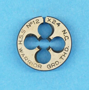 Warrior H.S.S. Split Die No. 12 x 24 .N.C. - Picture 1 of 3