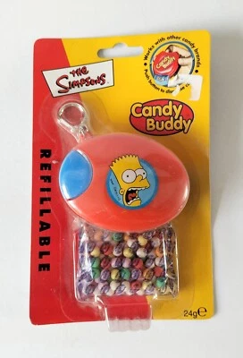 The Simpsons Bart Candy Sweets Keychain Dispenser - NEW SEALED - Image 1 of 3