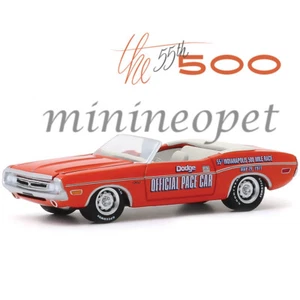 GREENLIGHT 30144 1971 DODGE CHALLENGER INDY 500 PACE CAR INDYCAR 1/64 RED - Picture 1 of 2