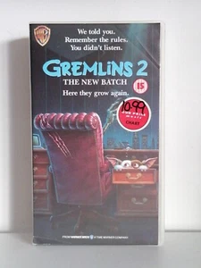 Gremlins 2 - VHS Tape - Boxed and Tested - Horror Film - Picture 1 of 3