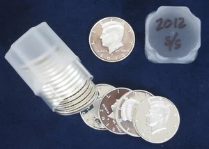 2012-S Cameo Proof Silver Kennedy Half Dollar - Roll of 20 - Picture 1 of 1
