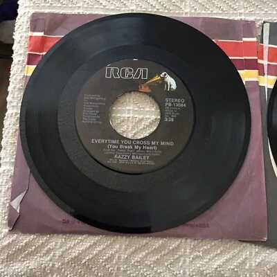 RAZZY BAILEY * Tonight She’s Gonna Love Me * She Left Love All Over Me 2 Singles - Image 1 of 4