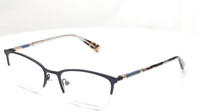 Banana Republic BR226 PJP Blue Cat Eye Half Rim Womens Eyeglasses 50mm - Image 1 of 4