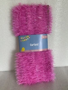 Pink Easter Garland 50 Feet  Long And 1.5 Inch Wide Decor Tree Tables Walls NEW - Picture 1 of 6