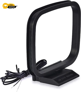 Antena de bucle AM con cable desnudo de 2 pines compatible con Pioneer Onkyo Yamaha Marant - Imagen 1 de 8