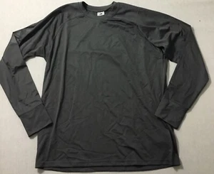 Adidas Men’s Sport Long Sleeve Shirt CY8574 Gray Size M - Picture 1 of 2