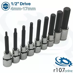 Blue Point 1/2" Long Hex Socket Set 4-17mm - As sold by Snap On - Picture 1 of 3