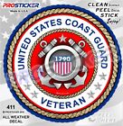 ProSticker 411 (One) 4" United States Coast Guard Veteran USCG Decal