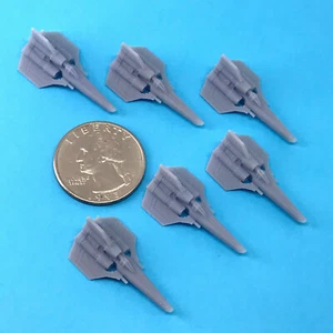 Colonial Viper Space Superiority Fighters (Set of 6) Wargame Miniatures - Picture 1 of 7