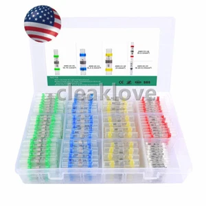 1000PCS Solder Seal Sleeve Heat Shrink Butt Wire Connectors Terminals Waterproof - Picture 1 of 24