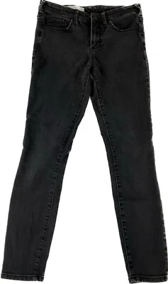 Pantalones de mezclilla ajustados negros para mujer Pilcro and the Letterpress Anthropologie 30x27 Foto 1 de 4