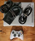Console De Jeux Xbox 360 Avec Manette Et Chargeur Sans Fil Cable Hdmi