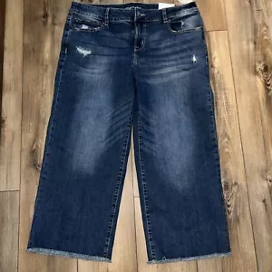 NWT Crop Jeans by maurices™ Size 16 Mid Rise Classic 24” Straight Crop/Cut Off - Picture 1 of 10