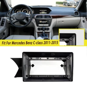 Fascia Stereo Radio Bezel Panel Frame Trim For Mercedes C-CLASS 2011-2015 Auto - Imagen 1 de 1