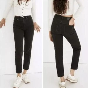 Jean recto clásico Madewell - negro lavado - talla 27 - Imagen 1 de 10