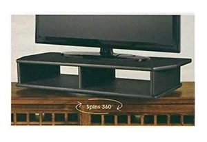 Range Kleen Wide TV/DVD Tabletop Swivel Stand for 30 inches tv in Black - Picture 1 of 6