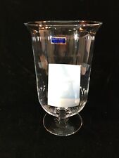 MARQUIS by WATERFORD Crystal 9" Open Hurricane Candle Holder