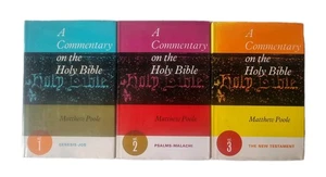 MATTHEW POOLE: A Commentary on the Whole Bible / 3 Vols / Banner of Truth Trust - Picture 1 of 24