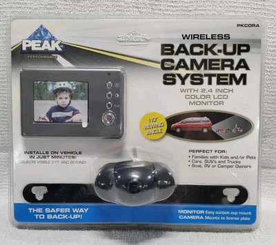 🆕 Peak Performance Wireless Back Up Camera System W/ 2.4 Inch Color LCD Monitor - Image 1 of 3