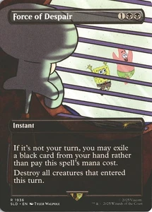 MTG Force of Despair (1936) *Non-Foil* Secret Lair: SpongeBob MT/NM Comb Ship - Picture 1 of 2