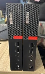 A set of 2 Lenovo ThinkCentre M910q Tiny Core i7 8GB RAM 256GBSSD WiFi!!Win10 - Bild 1 von 17