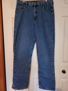 RedHead Jeans Herren 36X32 Grün Fleece Gefüttert Gerades Bein Freizeit Denim Outdoor - Bild 1 von 5
