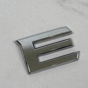 2013-2019 Nissan Sentra SV Emblem Logo Letter 'E' Rear Trunk B3771 Chrome - Picture 1 of 8