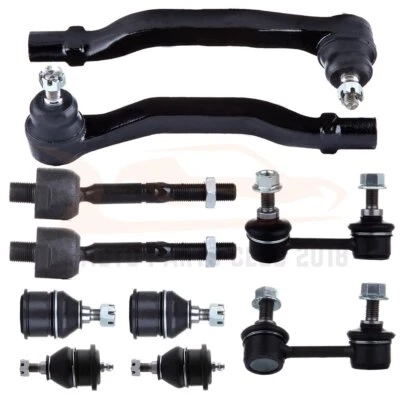 10x 2000 2001 2002 For Acura CL TL Front Ball Joints Tie Rods Sway Bar Links Set Foto 1 de 4