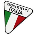 Made in Italy weißer Aufkleber - Fiat Lancia Lambretta Vespa Alfa Romeo Abarth