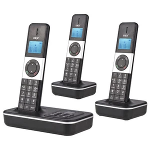 BISOFICE D1002 TAM-T 3-słuchawka Telefon bezprzewodowy z odpowiedzią Czekanie 1.6 D7H0 - Zdjęcie 1 z 12