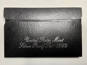 1992 US Mint Silver Proof Set in Original Box with COA - Picture 1 of 6