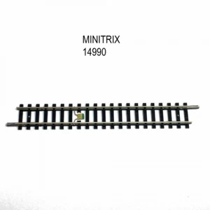 Rail droit 104.2mm avec dispositif antiparasitage -N-1/160-MINITRIX 14990 - Imagen 1 de 1
