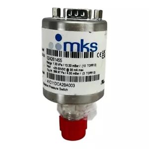 MKS BARATRON PRESSURE SWITCH 41C11DCA2BA003 1.33KPA 13.33 BAR 10TORR - Picture 1 of 6