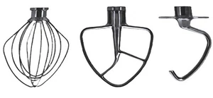 JP17 set, C haak, garde en klopper voor de Kitchenaid 5KSM125 - 5KSM195, - Picture 1 of 6