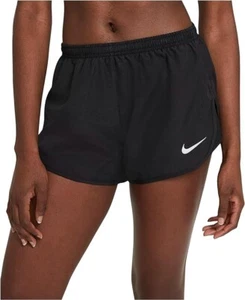 New Nike Womens Large Dry Polyester Modern Tempo Running Short Shorts AJ4713-010 - Picture 1 of 6