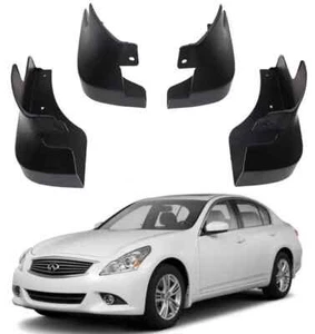 Genuine Full Set Splash Guards Mud Flaps Fender For 2009-2012 Infiniti G25 G37 - Picture 1 of 9