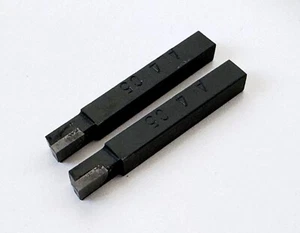 (2) VALENITE AL4 C5 Carbide Tipped 1/4" X 1/4" X 2" HSS Lathe Tool Bit Cutting - Picture 1 of 10