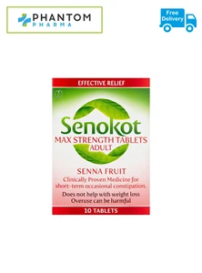 Senokot Max Strength Senna Fruit - 10 Tablets - Picture 1 of 7