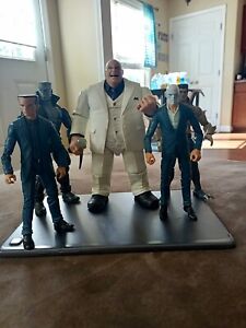 Marvel Legends Spiderman VS  King Pin, Tombstone, Hammer Head, Smythe, And Peter