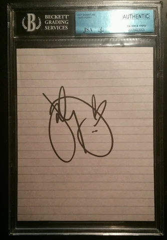 Katy Perry Prizm Signed Photo AUTHENTIC AUTOGRAPH JSA BGS Certified Katy Hudson Cover