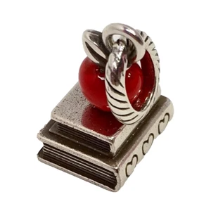 Brighton Teacher's Rule Charm, Silver/Enamel Finish, J99422 New - Picture 1 of 2