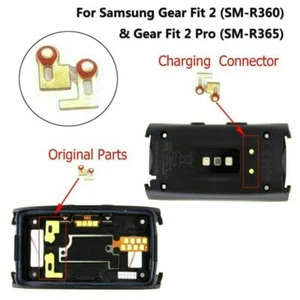 1 para złączy ładowania do Samsung Gear Fit 2 SM-R360, Fit 2 Pro SM-R365 - Zdjęcie 1 z 6