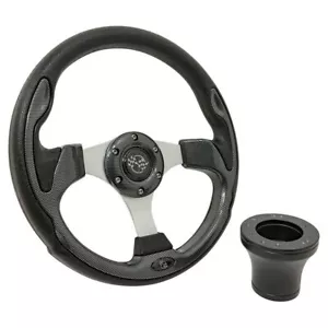 GTW 12.5" Carbon Fiber Rally Golf Cart Steering Wheel for EZGO TXT (1994.5-Up) - Bild 1 von 3