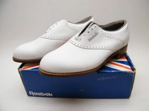 HERREN VINTAGE NEU REEBOK WEISS LEDER GOODYEAR WELT GOLFSCHUHE GRÖSSE 13 W HERGESTELLT IN USA - Bild 1 von 9
