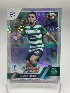 TOPPS COMPETICIONES CLUBES UEFA 2022/23 1ª EDICIÓN STARBALL GONCALO INACIO - Imagen 1 de 2