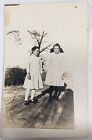 RPPC Early 1900s Photo Of Young Girls. Some Silvering