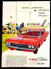 Red Oldsmobile F-85 Cutlass 1962 Vintage Print Ad