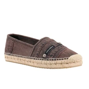 DOLCE & GABBANA Mens Luxury Denim Espadrilles Flats Logo Preppy Classic 44/ US11 - Picture 1 of 14