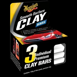Meguiars Smooth Surface Quick Clay Bars 3x50g G1117 - Picture 1 of 1